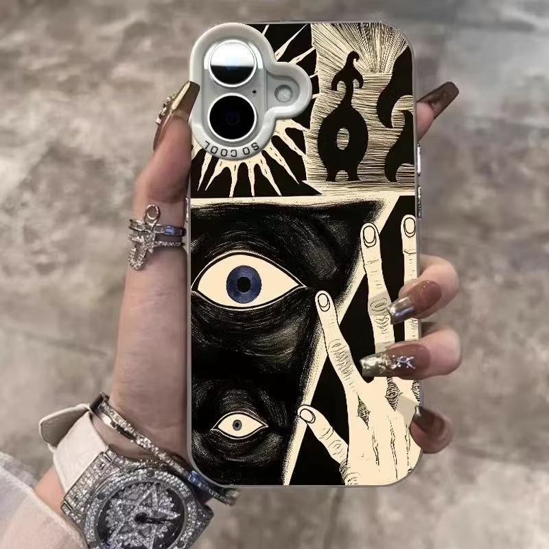 Nueva personalidad europea y americana aplicable iPhone 16 funda para teléfono móvil Apple 15promax/14 comercio exterior transfronterizo 13pro12