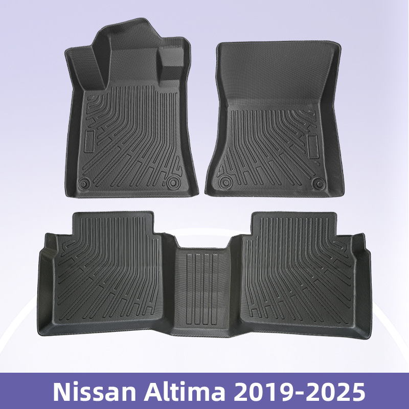 Aplicable a Nissan Altima 2019 - 2025 TPE Foot Pads 3D All Weather Material Backpack Pad