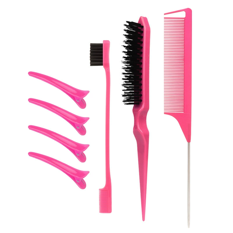 Гребень для волос Мао набор Picking Brush Comb на двухголовная Макияж бровь кисть хвост гребень 7 предметов