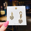 Fashionable design earrings, 2021 years, maxi length, french style, internet celebrity, trend of season, Japanese and Korean