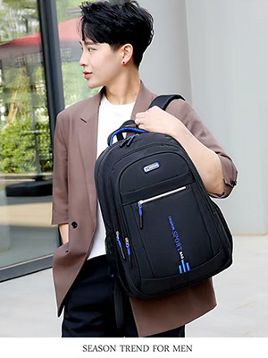 Mochila transfronteriza para hombres, mochila de computadora de negocios de gran capacidad, mochila de viajes para mujeres, mochila de estudiantes de secundaria image 5