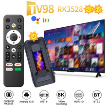 TV98 RK3528机顶盒 4K8K高清蓝牙双5gWIFi6安卓13电视盒子tv box