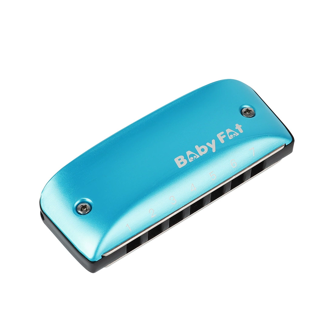 BAby FAt Blues 7-hole harmonica wholesale student classroom teaching performance accompaniment harmonica wind instrument