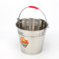 Stainless steel buckets portable kindergarten household buckets with lids oil buckets garbage classification canteen buckets