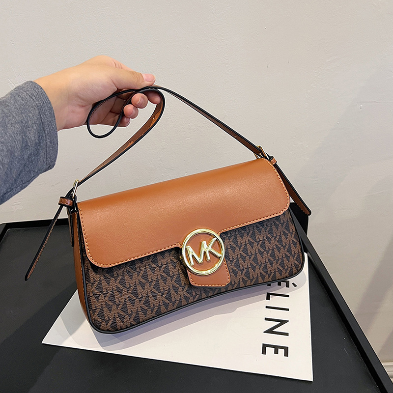 Fashionable Factory Women's New Lady Versatile Commute Bag Retro Crossbody Bag Printed Retro Underarm Bag Bags