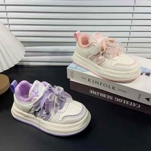 七波辉新品二棉保暖低帮中童女孩童鞋批发韩版儿童板鞋一手码批发