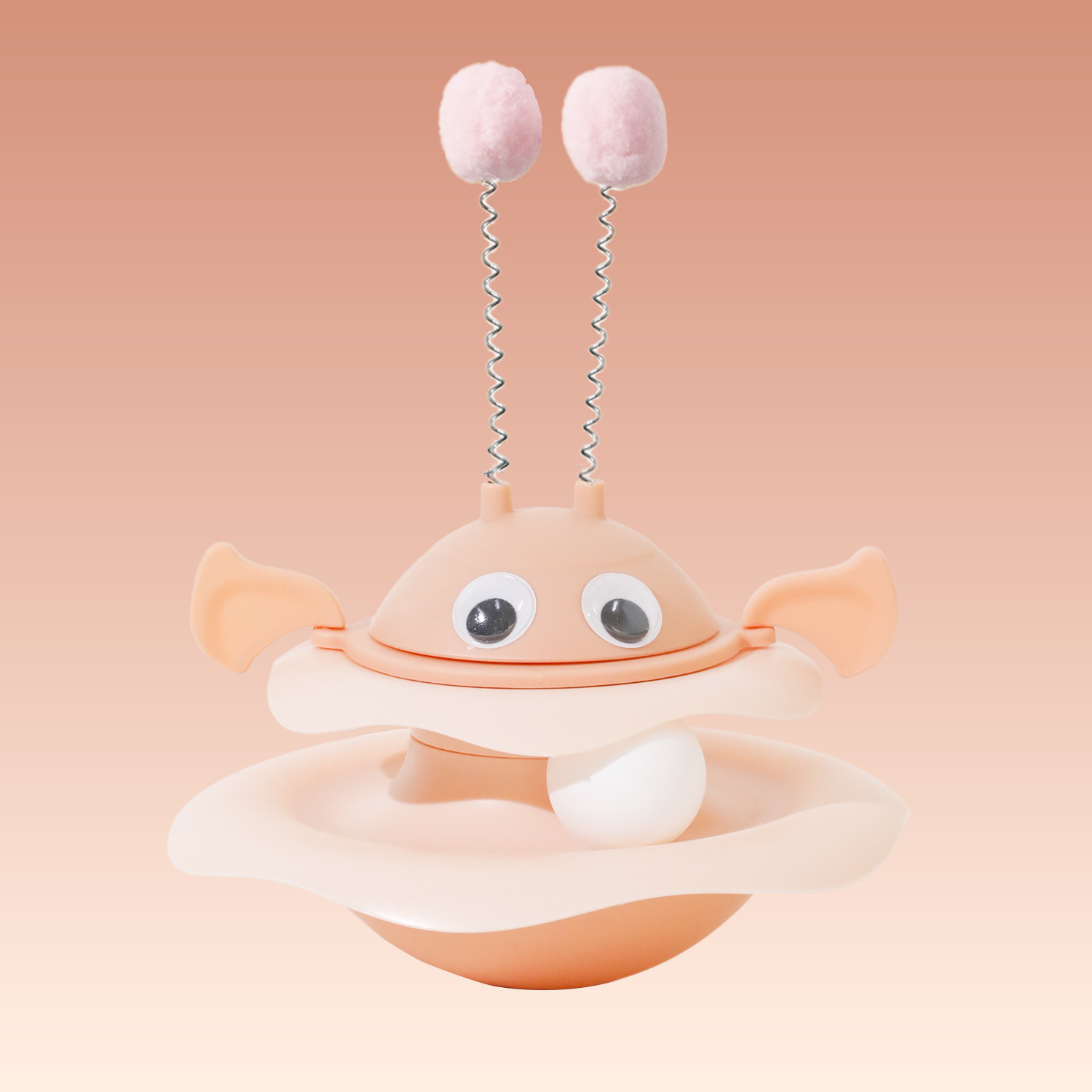 Original abeja torbellino disco de juego giratorio gatito auto-hi alivio de aburrimiento disco giratorio gato resistente a la mordida y arañazos juguetes para gatos