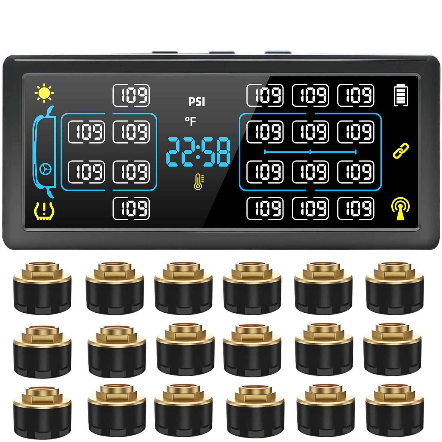 T19 4-Wheel to 18-Wheel Optional Truck, Passenger Car, Trailer, Rv Trailer, Bus, Large Truck Monitoring System