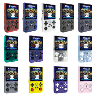 Cross-border new R36MAX open source handheld game machine GBA arcade classic FC arcade portable PSP playable god of war