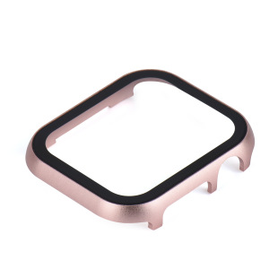 Suitable for S10 Apple AppleWatch987SE generation aluminum case tempered film integrated watch case iwatch sheath