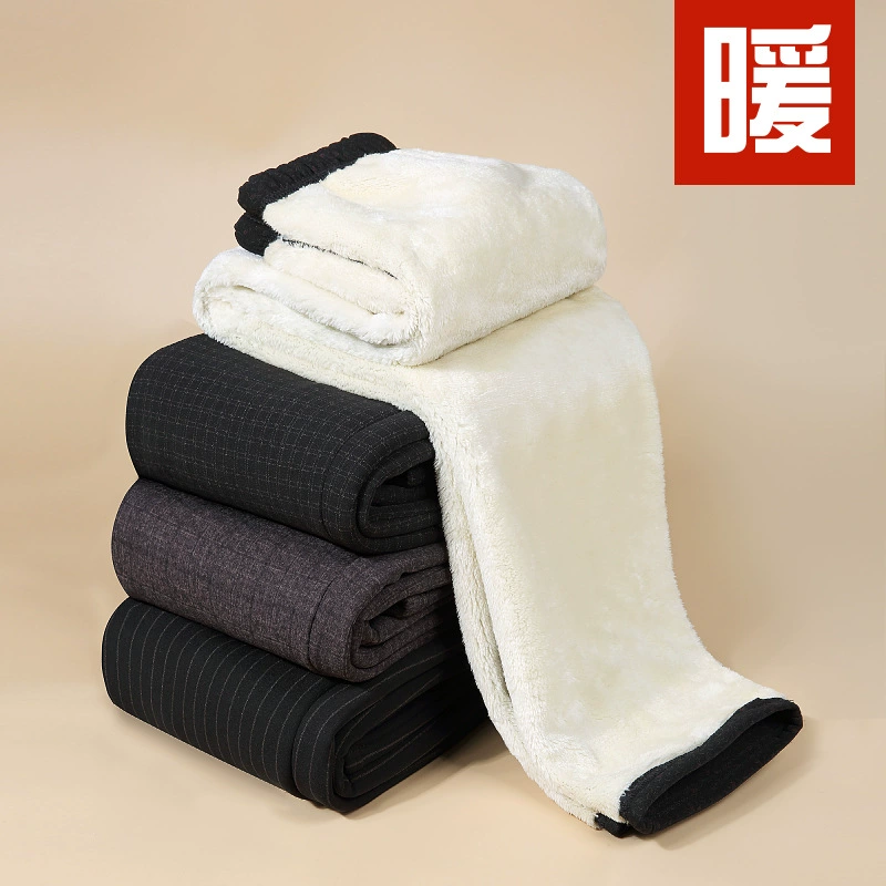 Средние и пожилые женщины мамы вельстовые брюки бабушки хлопковые брюки толстые пожилые люди носят теплые старушки теплые брюки зимой