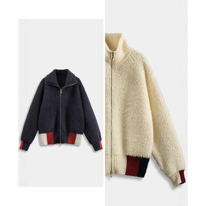 Warm Velvet Popcorn Teddy Velvet Sweater Jacket for Women Warm Velvet Popcorn Teddy Velvet Sweater Jacket for Women