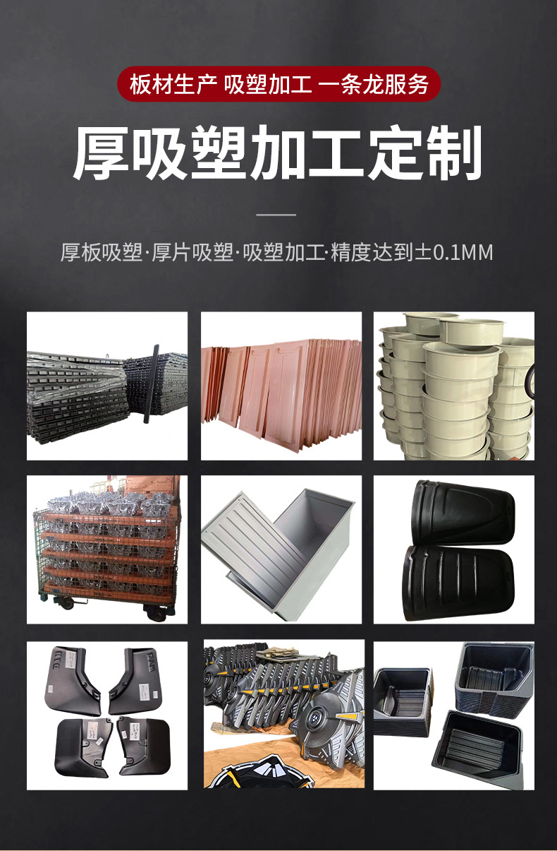 Cross-Border Supply of Custom Abs Car Wheel Arch Fenders, Mudguards, and Bumper Thick Sheet Vacuum Forming