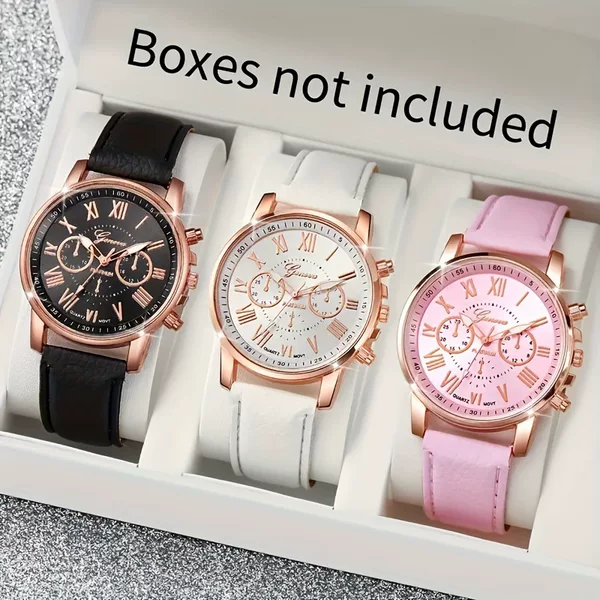 Foreign Trade Swiss European and American Popular Belts Fashionable and High-End Women's Watches Women's Quartz High-End Light Luxury Retro Wholesale