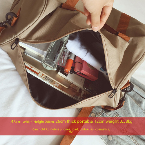 Wholesale printed new fashion travel bags for men and women, fitness bags, casual sports travel bags with logo, hand-held bags