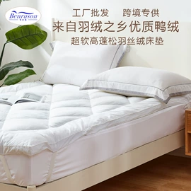 羽毛、羽绒;羽绒被;羽绒羽毛床垫