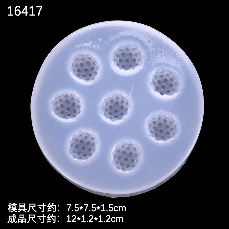 Espejo panal pequeño árbol forma fondant chocolate fondant anti-Real fruta frambuesa Mulberry decorativo epoxi molde de silicona