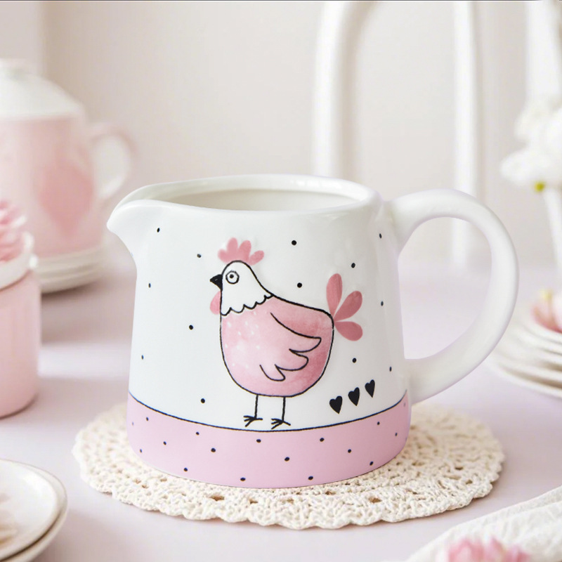Amazon creativo transfronterizo de Pascua de cerámica taza de café de alto valor para el desayuno casero taza de leche fabricante al por mayor