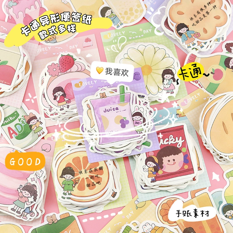 Креативные десерты Симпатичная бумага для заметок необычной формы для студентов