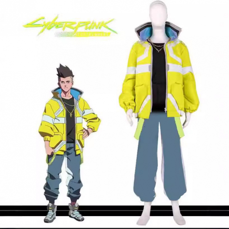 New Cyberpunk Edgerunners Male Protagonist David Themed Hoodie Sweatshirt Game Merchandise