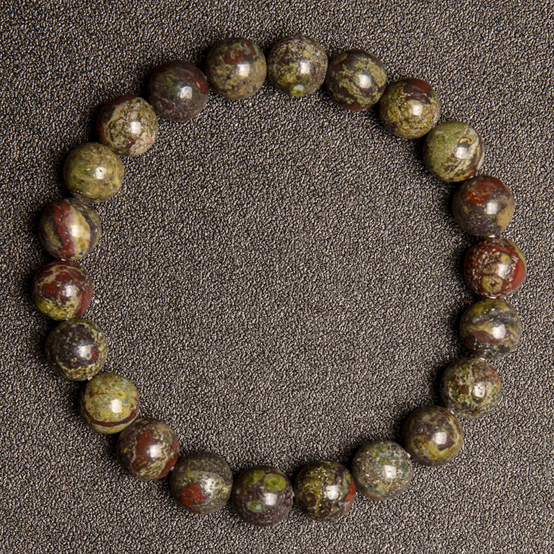 Europe and the United States cross-border for round bracelet fashion explosions 6MM/8MM natural stone dragon blood stone beaded bracelet Europe and the United States cross-border for round bracelet fashion explosions 6MM/8MM natural stone dragon blood stone beaded bracelet