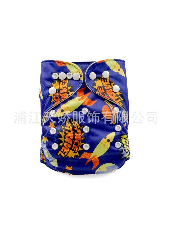 メーカークロスボーダー赤ちゃんおむつ洗える尿不湿通気性プリントトレーニングパンツcloth diaper|undefined