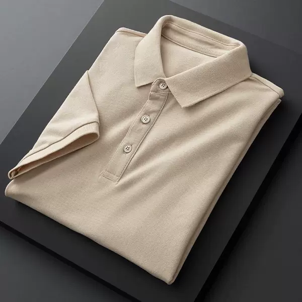 Polo, with short sleeve
