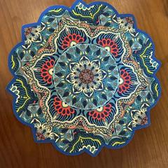 波西米亞風硅藻泥茶桌墊家用廚房瀝水墊吸水易干餐墊防滑隔熱墊