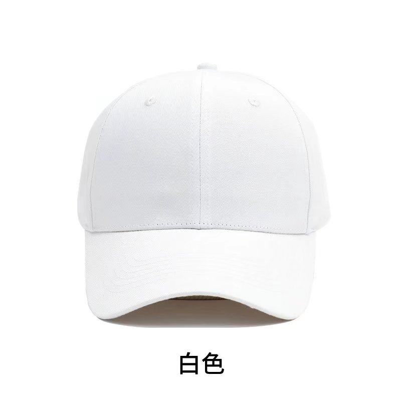 Gorra de béisbol de seis paneles de algodón puro, gorra publicitaria con logotipo personalizado bordado, gorra de sol para viajes al aire libre