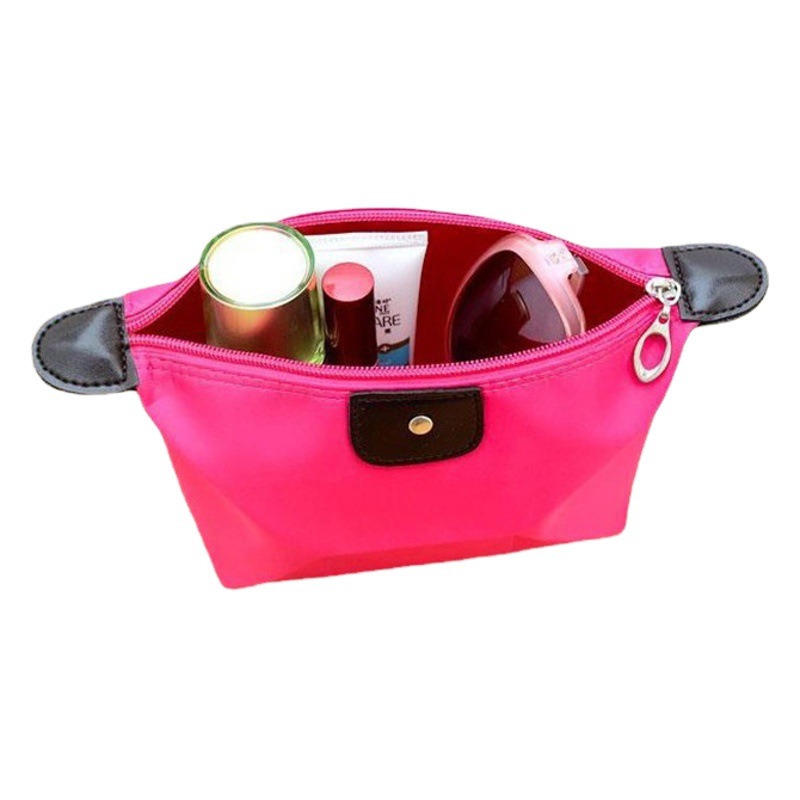 Suministro directo de fábrica Venta caliente de color caramelo tipo dumpling bolsa de almacenamiento bolsa de dumpling tipo lingote bolsa de cosméticos logotipo imprimible