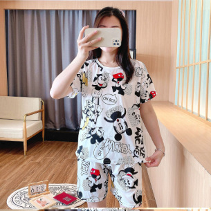 Traje de manga corta - Mickey en blanco y negro