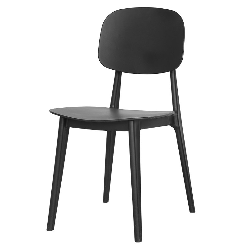 Fabricante directo de sillas de comedor nórdicas de moda ocio creativo respaldo de plástico casero silla de macarón de balcón individual