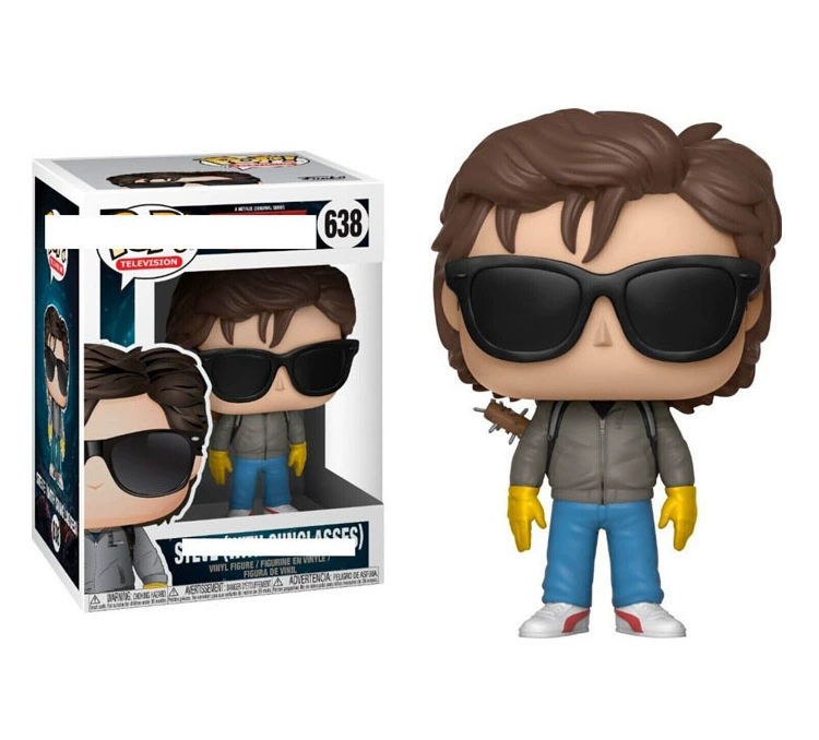 Коллекция фигурок в стиле Pop — Stranger Things, разные персонажи (Дастин, Стив, Одиннадцать, Робин, Демогоргон)