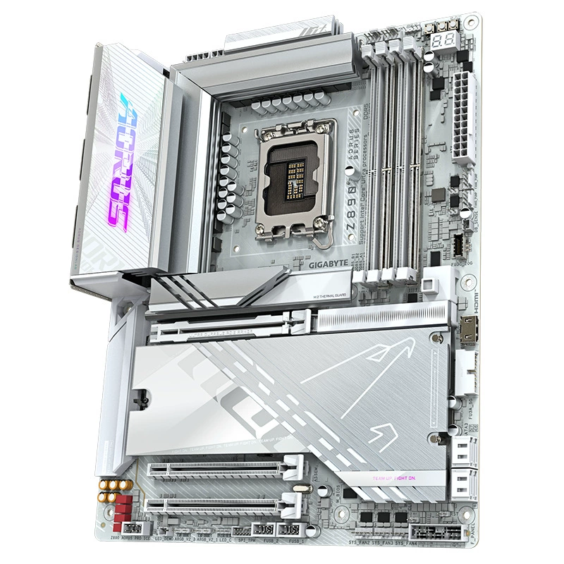 Ледяной кулер Z890 AORUS PRO ICE DDR5 материнская плата CPU Ultra U9-285K U7-265K