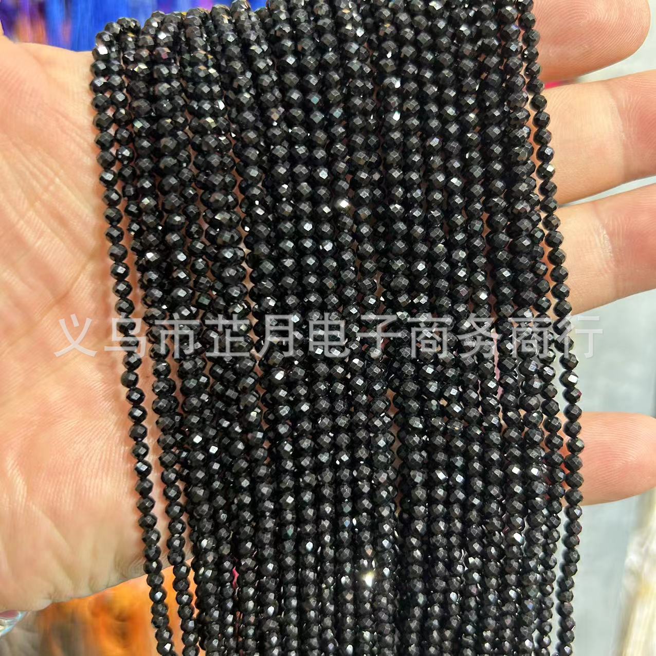 Pequeñas cuentas 2mm3mm4mm facetas todo tipo de ágata Cristal de piedra natural granos sueltos DIY joyería pulsera collar