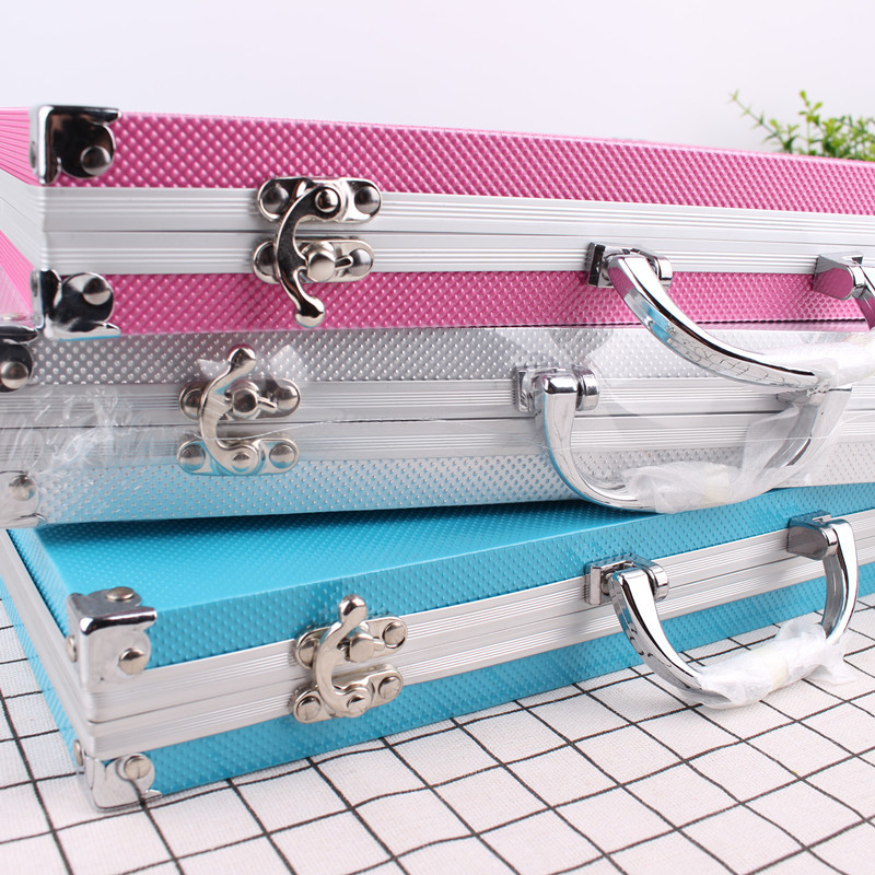 Los niños 150 caja de aluminio de lujo color pluma traje estudiante pintura graffiti pluma dibujos animados arte pintura cepillo Premio regalo