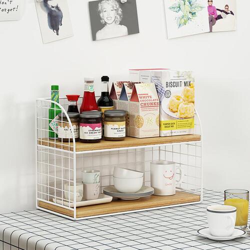 Dining table storage rack for beverages and snacks on the dining table, condiments, coffee table, water cup, tabletop storage rack for living room
