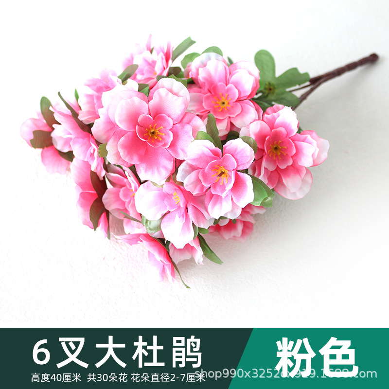 Rosa-Azalea de 6 ramas