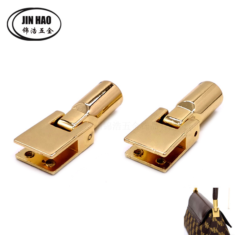 箱包五金新款侧夹扣金属手挽吊钟扣 腋下包装饰肩带连接扣批发