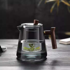 泡茶壶2024新款 茶水分离泡茶专用茶具 高硼硅玻璃茶壶耐高温批发