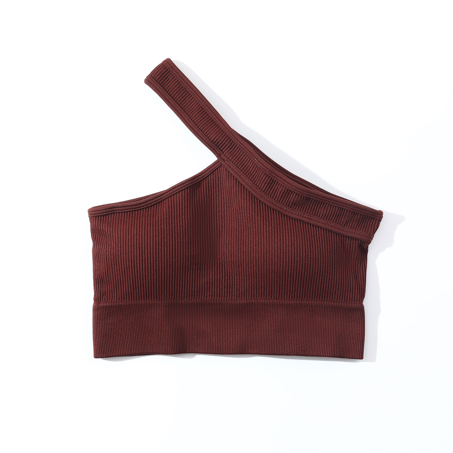 G9215 Brown-one shoulder bra