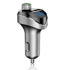 x8跨境MP3蓝牙车载接收器发射器X8多功能車載汽车点烟器双usb充电