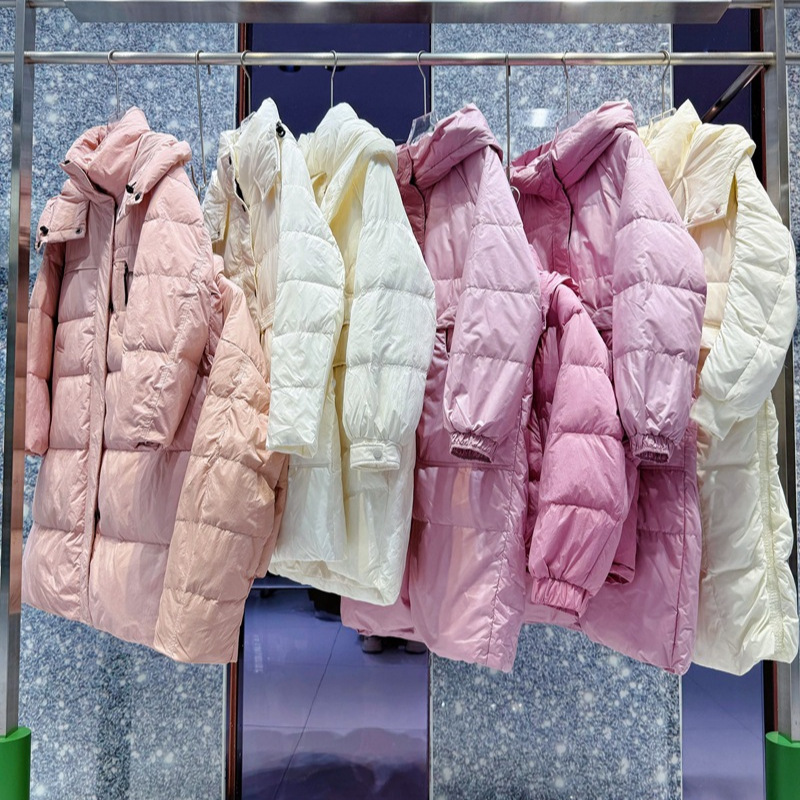 杭州四季青冬季新款YUTU大毛领鹅绒服韩版宽松休息棉服女装批发|undefined