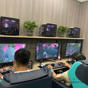 Internet Cafe Tables and Chairs Upper and Lower Water-Cooled Chassis Table Simple and Fashionable Home Computer Table E-Sports Hotel Air-Cooled Chassis Table