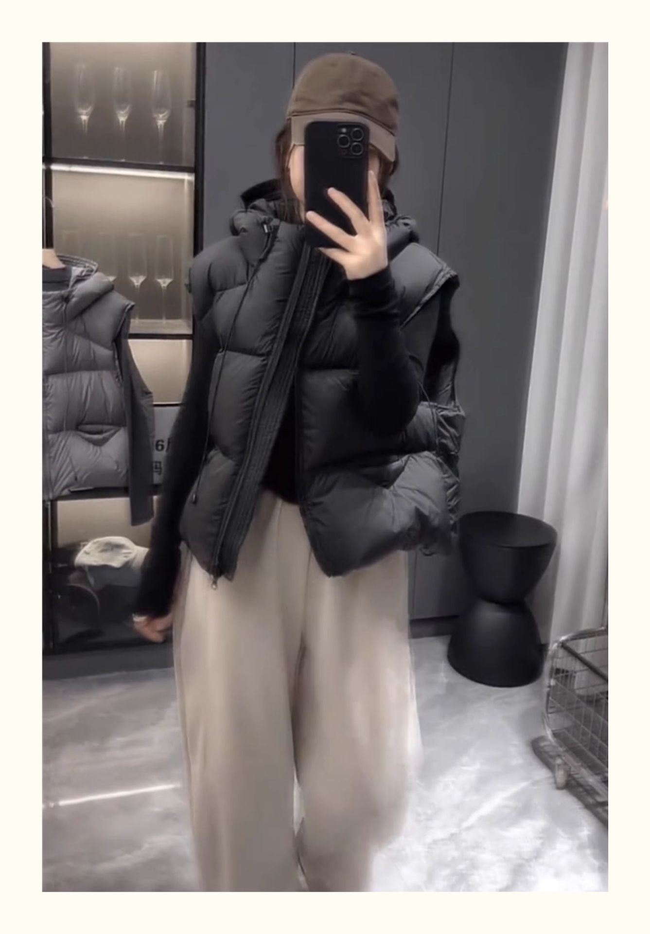 Women's Loose High-end Padded Vest-style Jacket 34 O1CN01cViEnt1PzkMY411GN !!2219787171912 0 cib