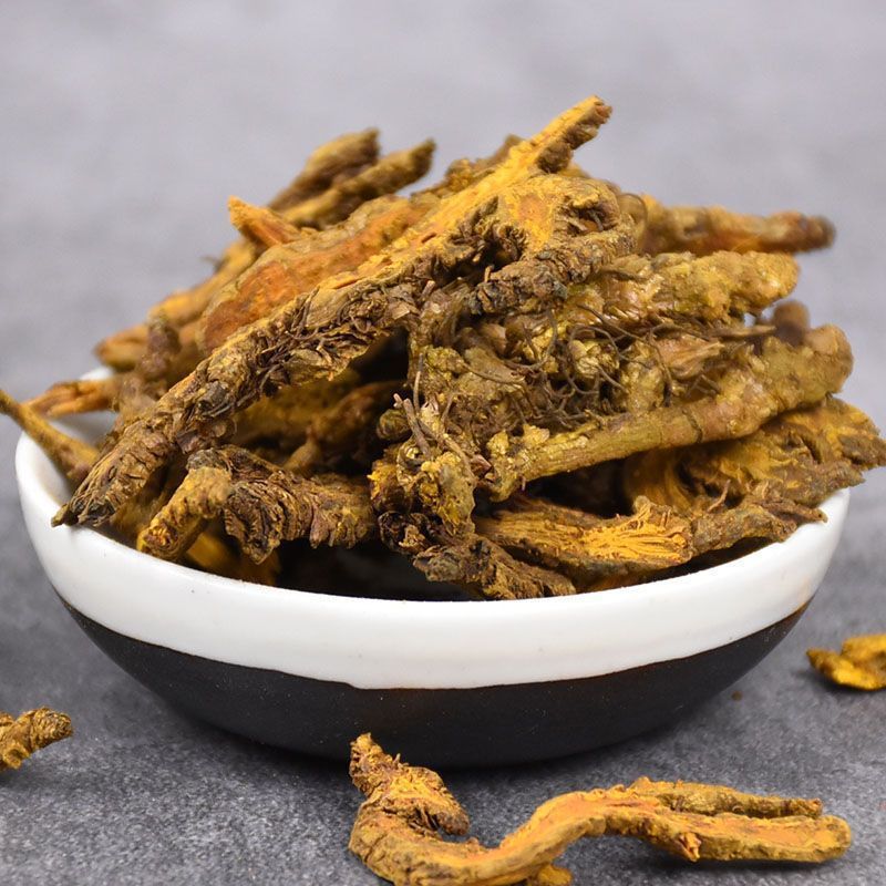 Dried Coptis Root Slices Huang Lian 黄连 TCM Bitter Herb Decoction Pieces 100g specifications