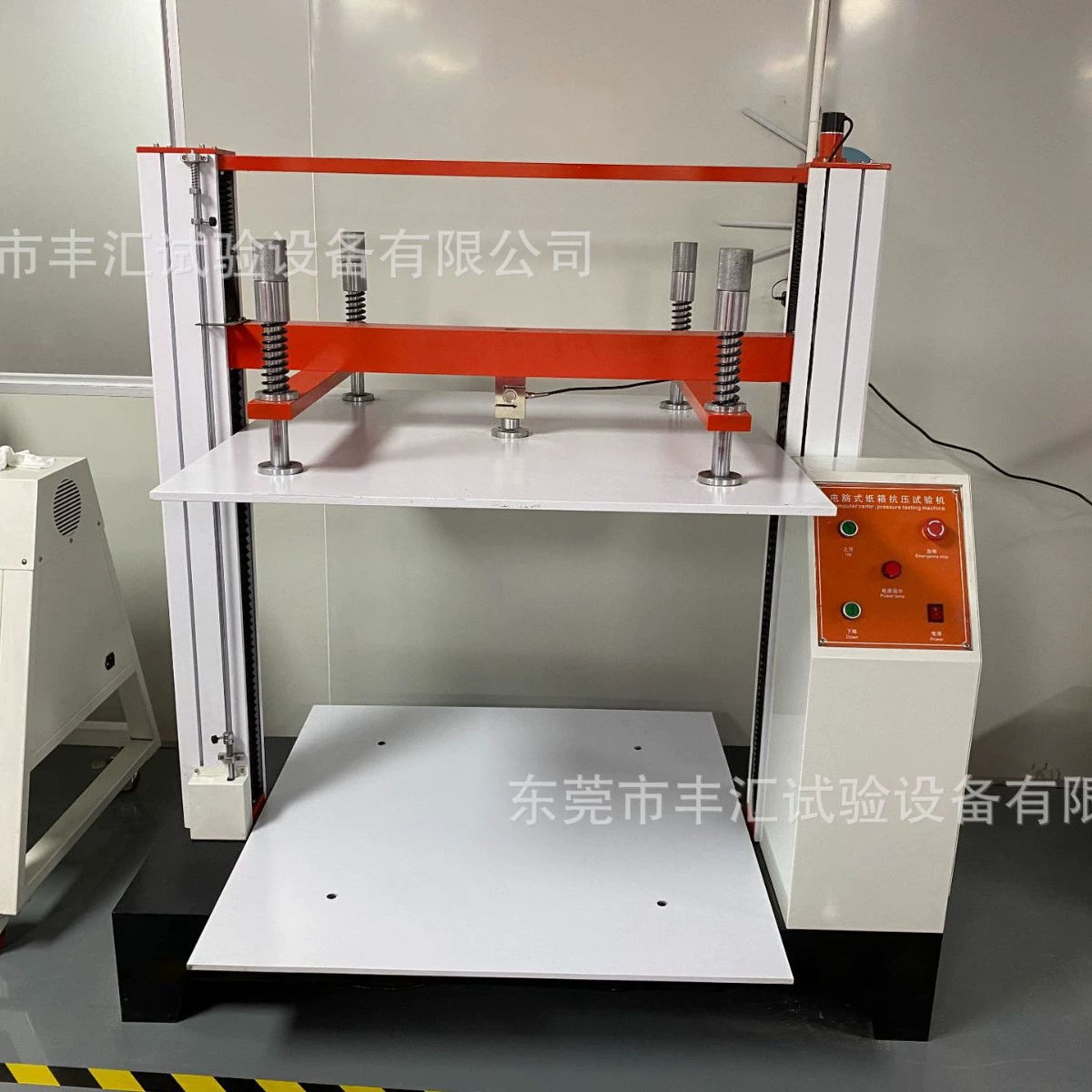 Сенсорный экран картонная коробка для испытания на давление Тест на давление Сенсорный экран бумажная трубка картон гофрированный пресс-штабелер для испытания кода