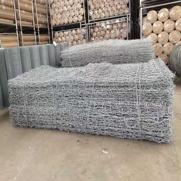 供应铅丝挡土墙防洪护坡雷诺护垫高尔凡石笼网批发包塑格宾石笼网