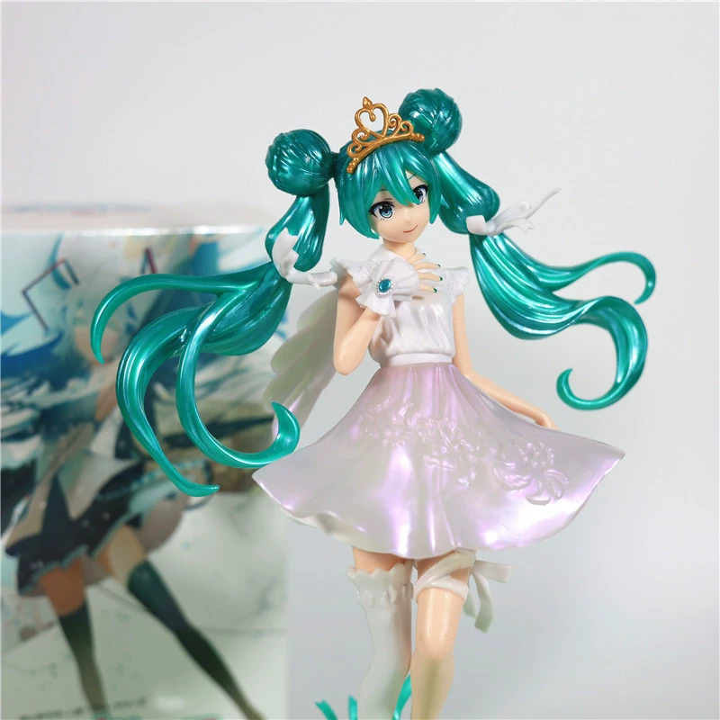 Фигурка Angel Hatsune Miku Future, модель двухмерной аниме-девушки, украшение для автомобиля