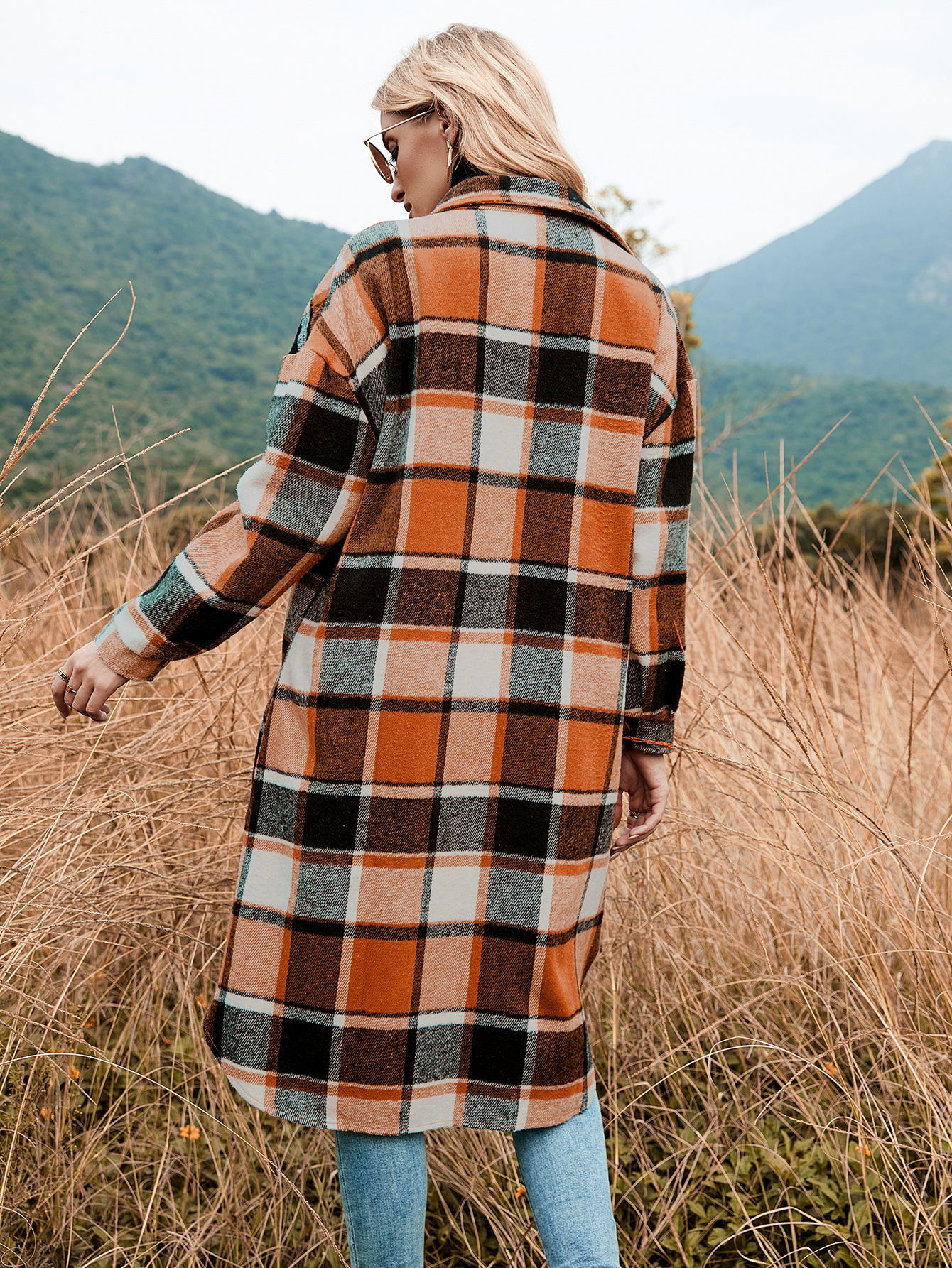 Plaid Trench Coat - Coats & Jackets - Uniqistic.com